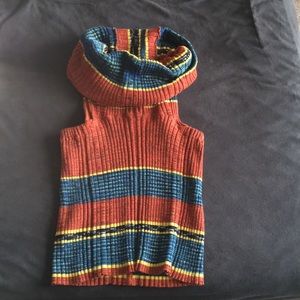 Free People turtleneck sleeveless sweater